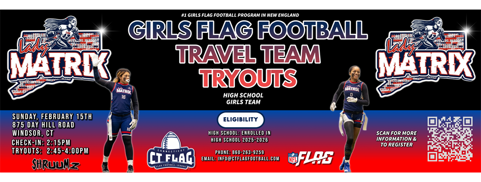 Girls High School Travel Flag Football Team Tryouts